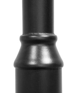 Μεταλλικός Στύλος – Ιστός – Κολώνα σε Μαύρο Χρώμα για Φωτιστικά Δρόμου και Πλατείας Ύψος 3 Μέτρα Φ6.1cm GloboStar 12111