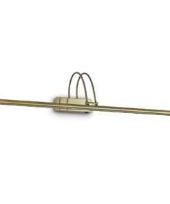 IDEAL LUX Επιτοίχιο Φωτιστικό BOW LED 8W 3000K Μπρονζέ Χρώματος – 121147