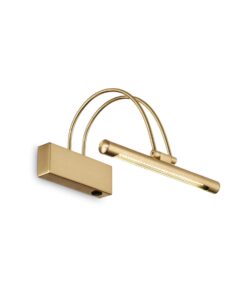 IDEAL LUX Απλίκα Τοίχου BOW LED 2.5W 3000K Χρυσού Χρώματος – 121154