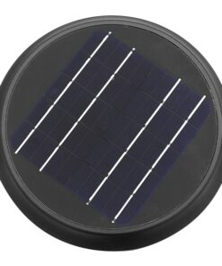 Αυτόνομο Αδιάβροχο IP65 Ηλιακό Φωτοβολταϊκό Φωτιστικό Κολωνάκι Κήπου 60cm LED 10W με Ανιχνευτή Κίνησης και Αισθητήρα Νυχτός Ψυχρό Λευκό 6000k GloboStar 12115