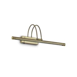 IDEAL LUX Απλίκα Τοίχου BOW LED 4.5W 3000K Χρώματος Χρυσού – 121161