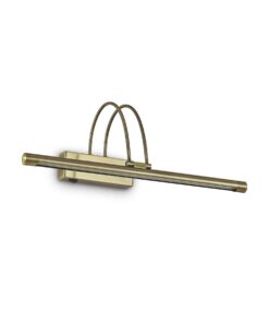 IDEAL LUX Απλίκα Τοίχου BOW LED 4.5W 3000K Χρώματος Χρυσού – 121161