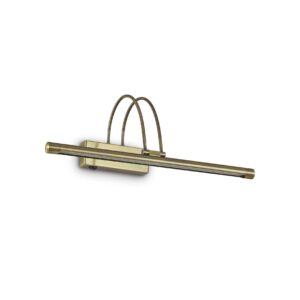 IDEAL LUX Απλίκα Τοίχου BOW LED 4.5W 3000K Χρώματος Χρυσού – 121161