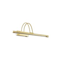 IDEAL LUX Απλίκα Τοίχου BOW LED 4.5W 3000K Χρυσού Χρώματος – 121178