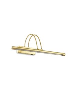 IDEAL LUX Απλίκα Τοίχου BOW LED 4.5W 3000K Χρυσού Χρώματος – 121178