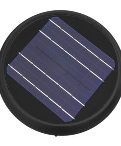 Αυτόνομο Αδιάβροχο IP65 Ηλιακό Φωτοβολταϊκό Φωτιστικό Κολωνάκι Κήπου 26x60cm LED 10W με Αισθητήρα Νυχτός Ψυχρό Λευκό 6000k GloboStar 12120