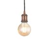 IDEAL LUX Κρεμαστό Φωτιστικό FRIDA 1xE27 Χρώμα Χαλκού – 122106