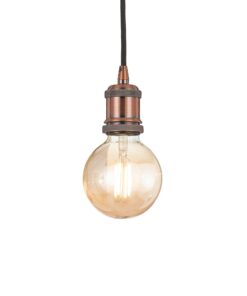 IDEAL LUX Κρεμαστό Φωτιστικό FRIDA 1xE27 Χρώμα Χαλκού – 122106