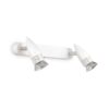IDEAL LUX Επιτοίχιο Φωτιστικό ALFA 2xGU10 Λευκού Χρώματος – 122717