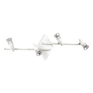 IDEAL LUX Φωτιστικό Οροφής ALFA 4xGU10 Λευκού Χρώματος – 122731