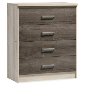 Chest f 4 drawers Olympus pakoworld  in castillo-toro colour 80x40x95 123-000010