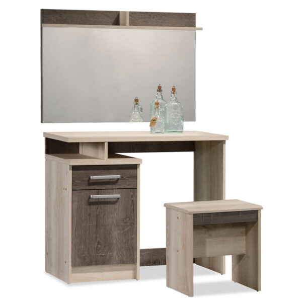 Dressing table with mirror Olympus pakoworld in castillo-toro colour 123-000013