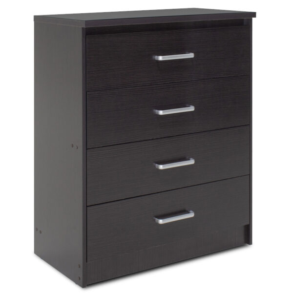Chest of 4 drawers Olympus pakoworld  in wenge colour 80x40x95 123-000037