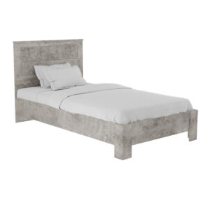 Bed Olympus pakoworld in antique anthracite color 100×200 cm 123-000189