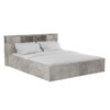 Double bed Olympus pakoworld in antique anthracite colour 160×200 cm 123-000191