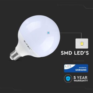 LED Λάμπα E27 18W G120 V-TAC PRO Samsung Chip 200° 2000lm 3000K – 123