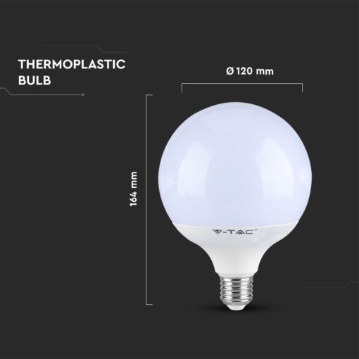 LED Λάμπα E27 18W G120 V-TAC PRO Samsung Chip 200° 2000lm 3000K – 123