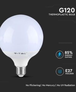 LED Λάμπα E27 18W G120 V-TAC PRO Samsung Chip 200° 2000lm 3000K – 123