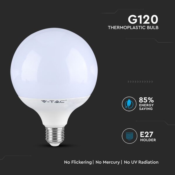 LED Λάμπα E27 18W G120 V-TAC PRO Samsung Chip 200° 2000lm 3000K – 123