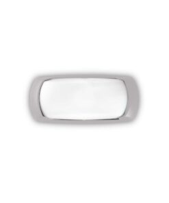 IDEAL LUX Απλίκα Τοίχου Βεράντας FELIX-2 IP66 Γκρι Χρώματος – 123769