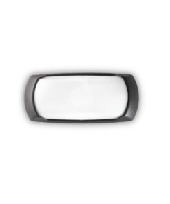 IDEAL LUX Απλίκα Τοίχου FELIX-2 IP66 1xE27 Μαύρου Χρώματος – 123783