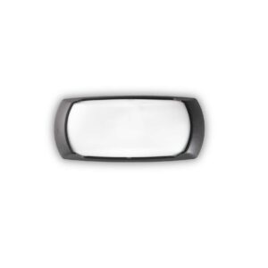 IDEAL LUX Απλίκα Τοίχου FELIX-2 IP66 1xE27 Μαύρου Χρώματος – 123783