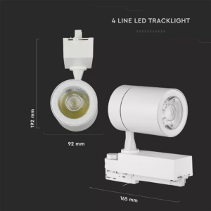 LED φωτιστικό ράγας COB 35W 3000K Θερμό λευκό V-TAC – 1255