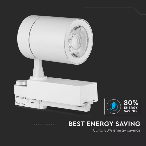 LED φωτιστικό ράγας COB 35W 3000K Θερμό λευκό V-TAC – 1255