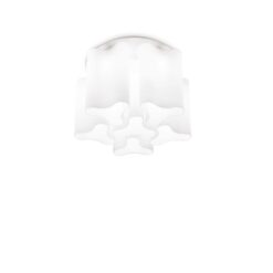 IDEAL LUX Φωτιστικό Οροφής COMPO 6xE27 Λευκού Χρώματος – 125503