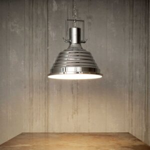IDEAL LUX Κρεμαστό Φωτιστικό Οροφής FISHERMAN 1xE27 Χρωμίου – 125824