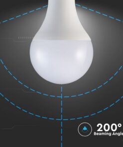 LED Λάμπα E27 A80 18W V-TAC PRO Samsung Chip 200° 2000lm Θερμό Λευκό 3000K – 126
