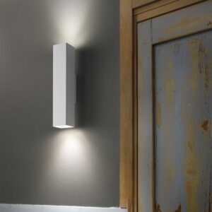 IDEAL LUX Απλίκα Τοίχου SKY 2xGU10 Μαύρου Χρώματος – 126890