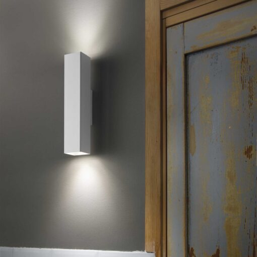 IDEAL LUX Απλίκα Τοίχου SKY 2xGU10 Μαύρου Χρώματος – 126890