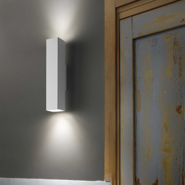 IDEAL LUX Απλίκα Τοίχου SKY 2xGU10 Μαύρου Χρώματος – 126890