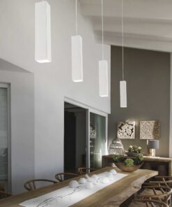 IDEAL LUX Κρεμαστό Φωτιστικό Οροφής SKY 1xGU10 Λευκού Χρώματος – 126906