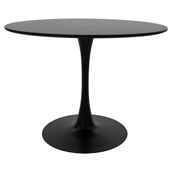 Dining table Balou pakoworld MDF black D100x75cm 127-000085