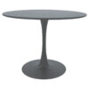 Dining table Balou pakoworld MDF dark grey matte D100x75cm 127-000095