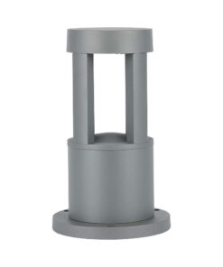 LED Επιδαπέδιο Φωτιστικό 10W V-TAC 25cm Αδιάβροχο IP65 Γκρι Αλουμίνιο Θερμό Λευκό 3000K – 128319