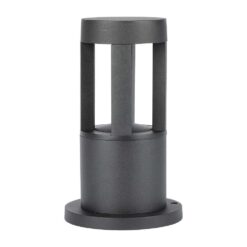 LED Επιδαπέδιο Φωτιστικό 10W V-TAC 25cm Αδιάβροχο IP65 Μαύρο Αλουμίνιο Φυσικό Λευκό 4000K – 128323