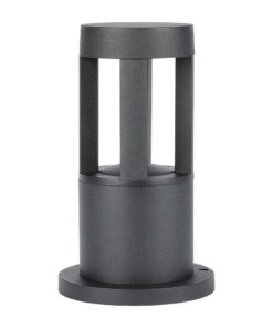 LED Επιδαπέδιο Φωτιστικό 10W V-TAC 25cm Αδιάβροχο IP65 Μαύρο Αλουμίνιο Φυσικό Λευκό 4000K – 128323