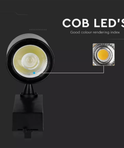 LED Σποτ Φωτιστικό Ράγας COB 35W V-TAC 4000K Φυσικό Λευκό – 211286
