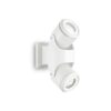 IDEAL LUX Σποτ Τοίχου XENO IP44 2xGU10 Λευκού Χρώματος- 129495