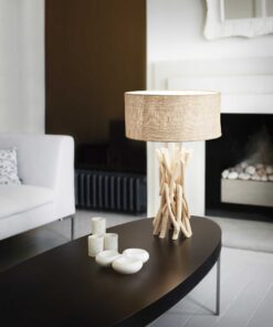 IDEAL LUX Επιτραπέζιο Φωτιστικό DRIFTWOOD 1xE27 Ξύλο – 129570