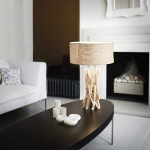 IDEAL LUX Επιτραπέζιο Φωτιστικό DRIFTWOOD 1xE27 Ξύλο – 129570