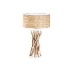 IDEAL LUX Επιτραπέζιο Φωτιστικό DRIFTWOOD 1xE27 Ξύλο – 129570