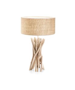 IDEAL LUX Επιτραπέζιο Φωτιστικό DRIFTWOOD 1xE27 Ξύλο – 129570
