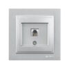 ΠΡΙΖΑ ΤΗΛΕΦΩΝΟΥ MONH RJ 11 ΑΣΗΜΙ EUROLAMP – 152-10438