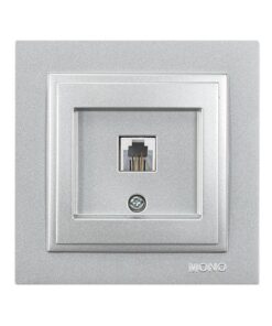 ΠΡΙΖΑ ΤΗΛΕΦΩΝΟΥ MONH RJ 11 ΑΣΗΜΙ EUROLAMP – 152-10438
