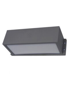 Φωτιστικό τοίχου  Πλαστικό-50B Γκρι Heronia – 13-0106