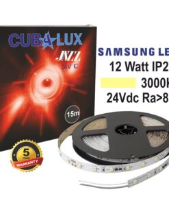 LED Ταινία 12W 24V CUBALUX Dimmable 1224lm/m Θερμό Λευκό 3000K 15 Μέτρα – CL13-0825